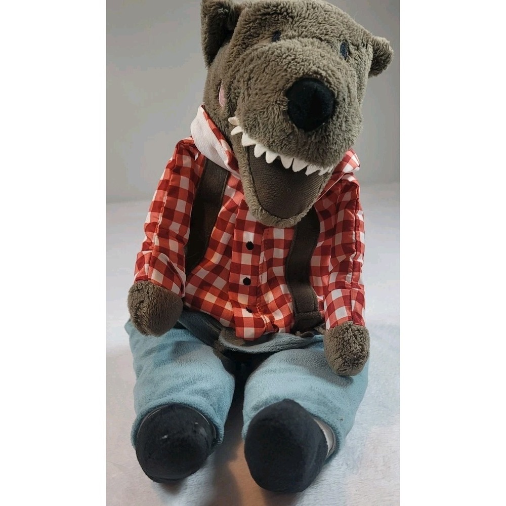 IKEA Lufsig Big Bad Wolf‎ & Granny 17" Plush Little Red Riding Hood Toy
